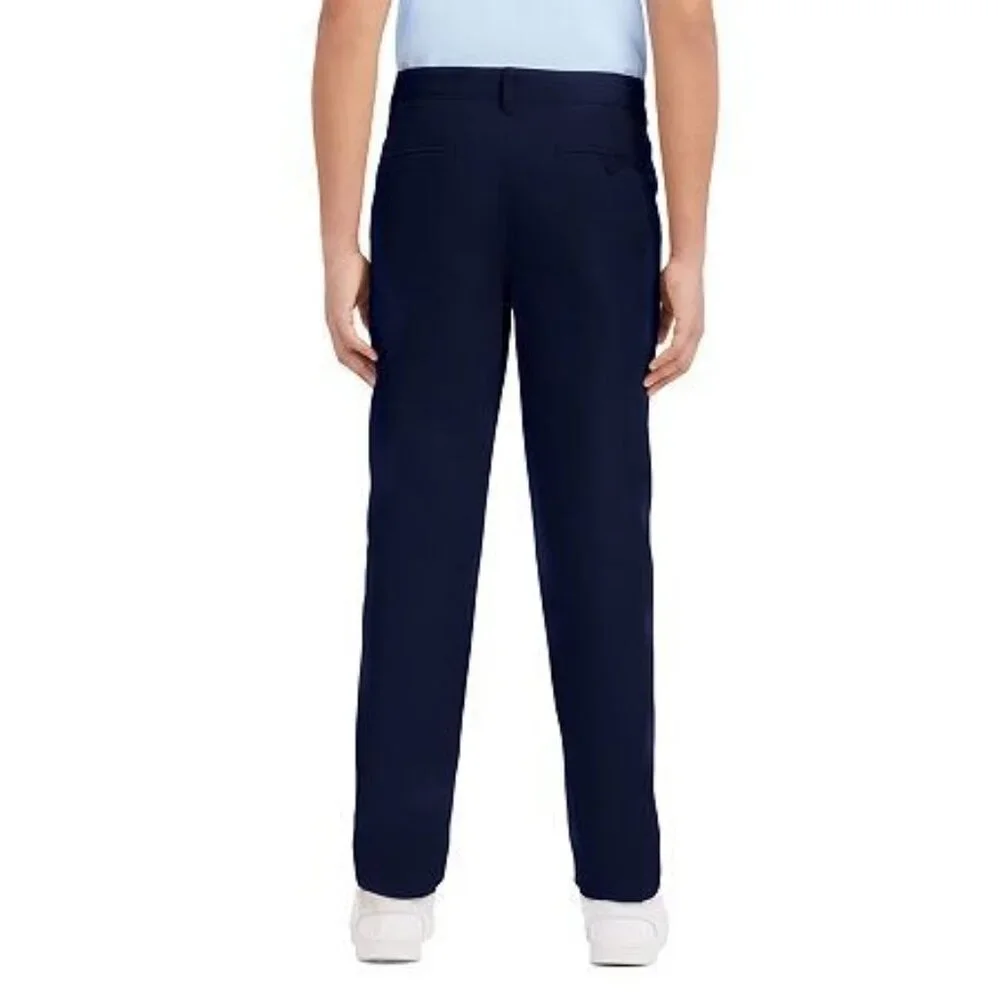 IZOD Mens Regular Fit Flat Front Pant,38W X 32L Blue - Picture 2 of 2